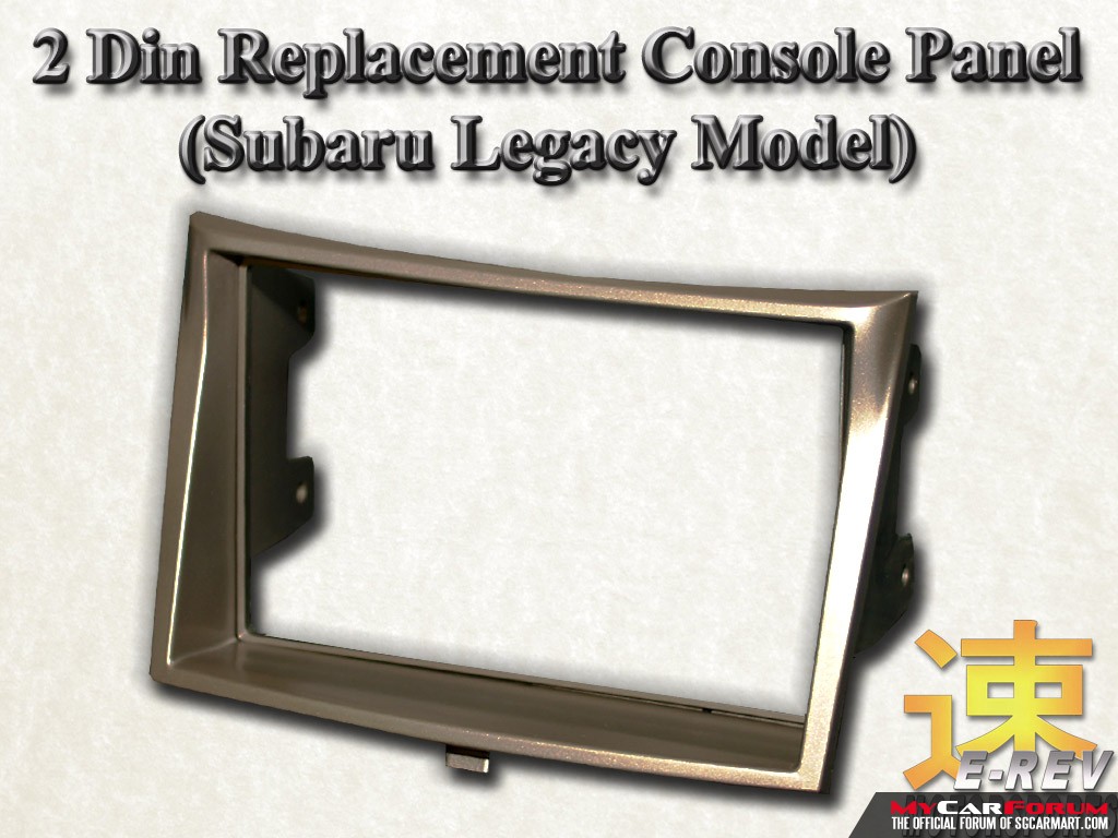 Subaru Legacy 2 Din Audio Console Panel