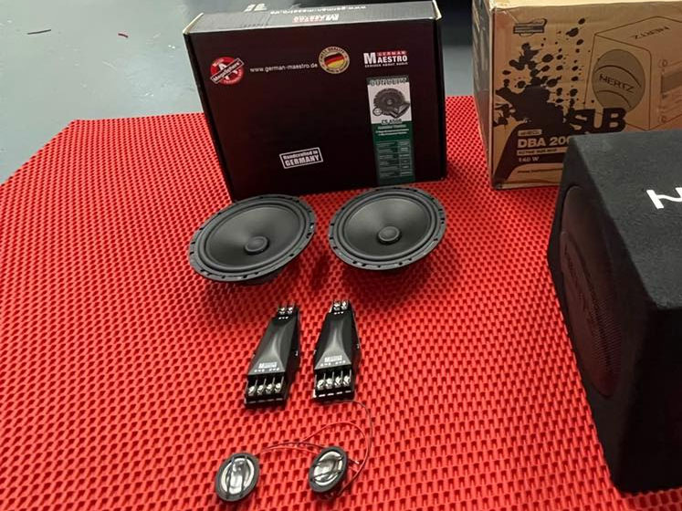 German Maestro CS 6508 IV 2 Way Component Speakers