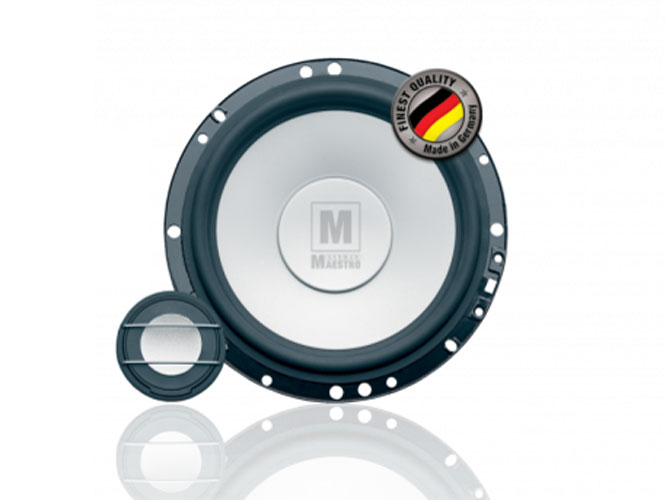 German Maestro MS 6.2 Active 2 Way Component Speakers