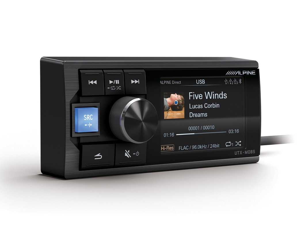 Alpine UTX-M08S Bluetooth Audio Player