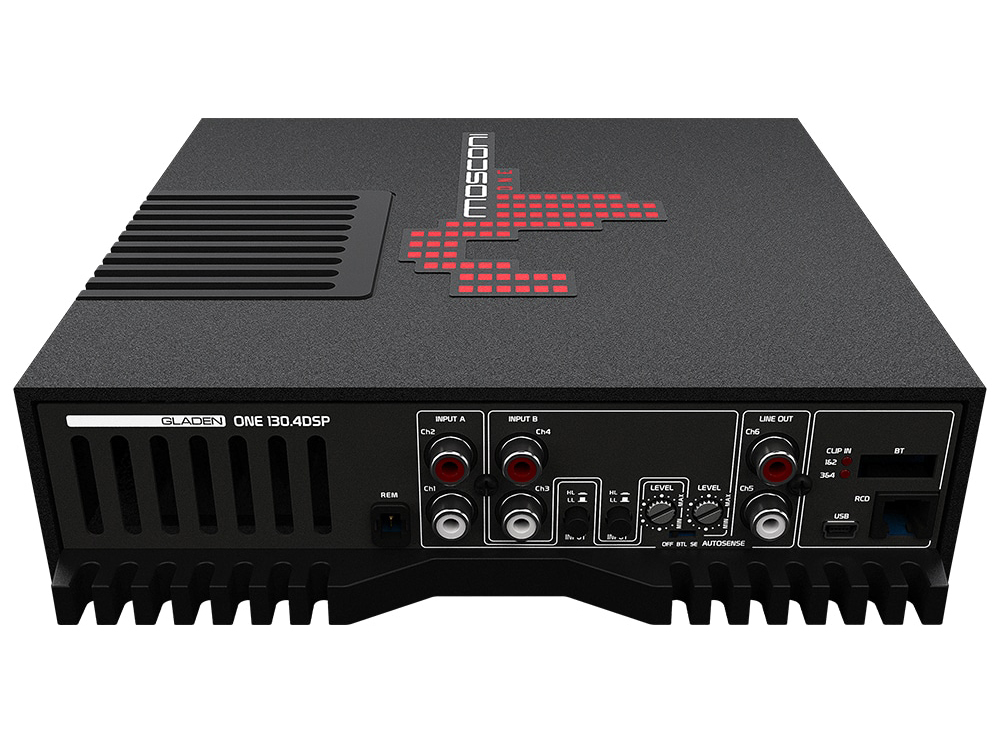 Mosconi One 130.4 DSP 4-Ch Amplifier (With Integrated DSP)