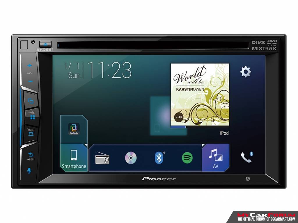 Pioneer touchscreen,suited for smartphones