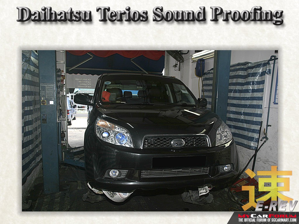 Daihatsu Terios Undercarriage Sound Proofing
