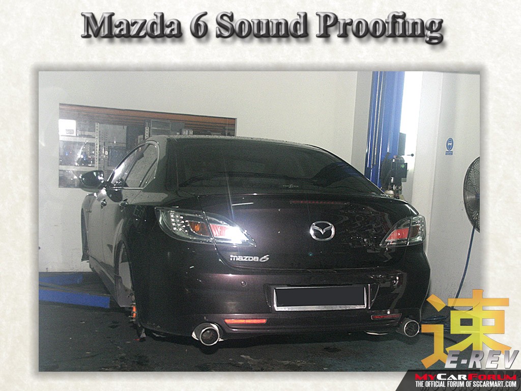 Mazda 6 Undercarriage Sound Proofing