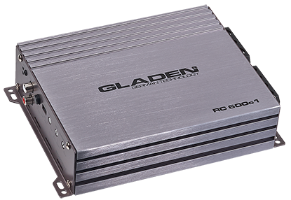 Gladen RC 600.c1 1-Channel Amplifier With M 12 Subwoofer