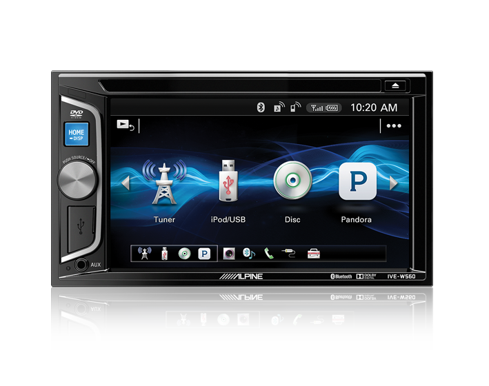 Alpine IVE-W560E 2-DIN 6.2” Display DVD Player