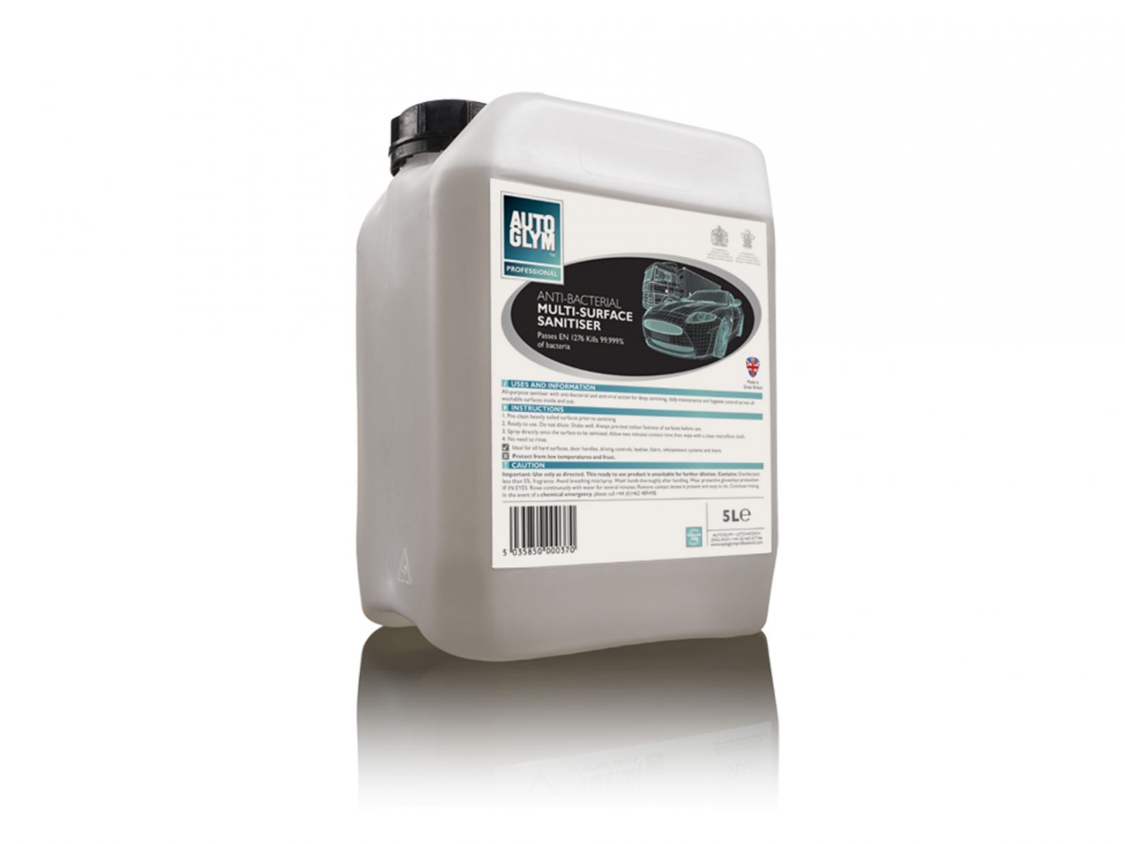 Autoglym Anti-Bacterial Multi-Surface Sanitiser (5L)