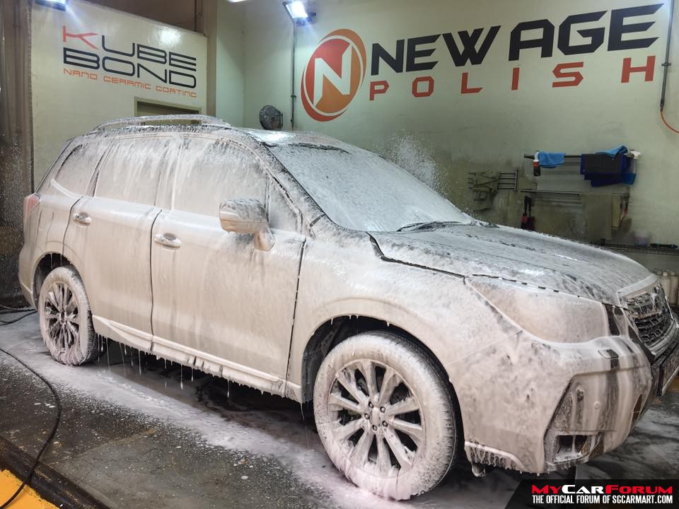 Car Wash With Quick Coat (SUV)